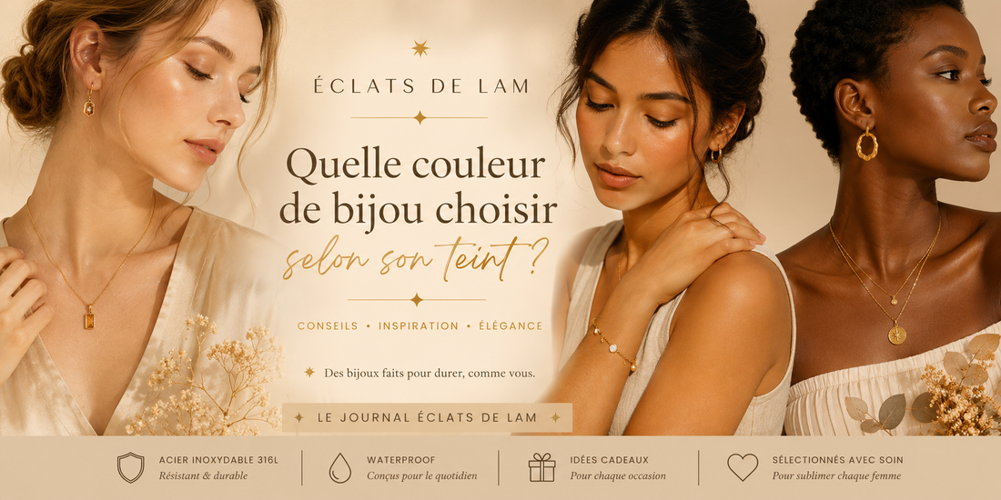Quelle couleur de bijou choisir selon son teint ?