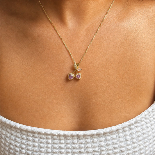Collier Cœur Cerise de Lam