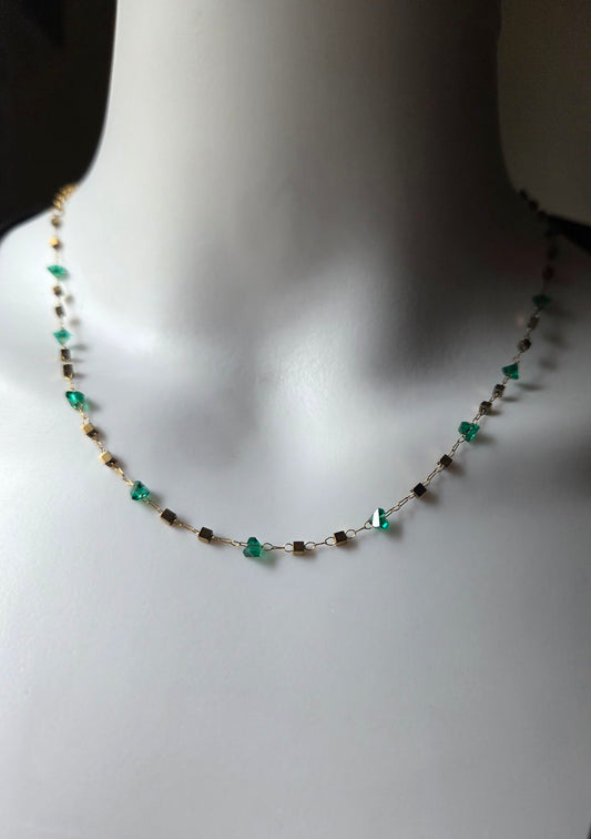 Collier Rosée Verte