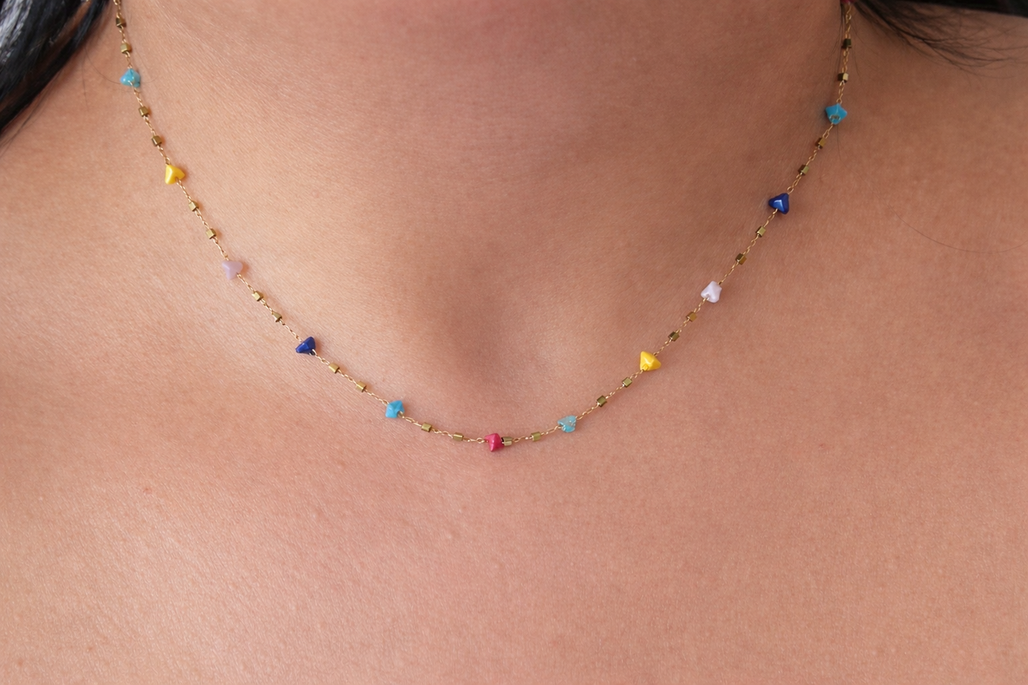 Collier Arc-en-Lam