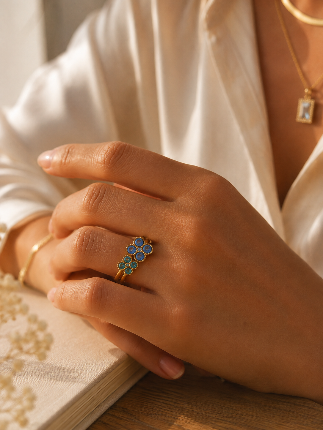 Bague Éclat Floréal – Duo de bagues
