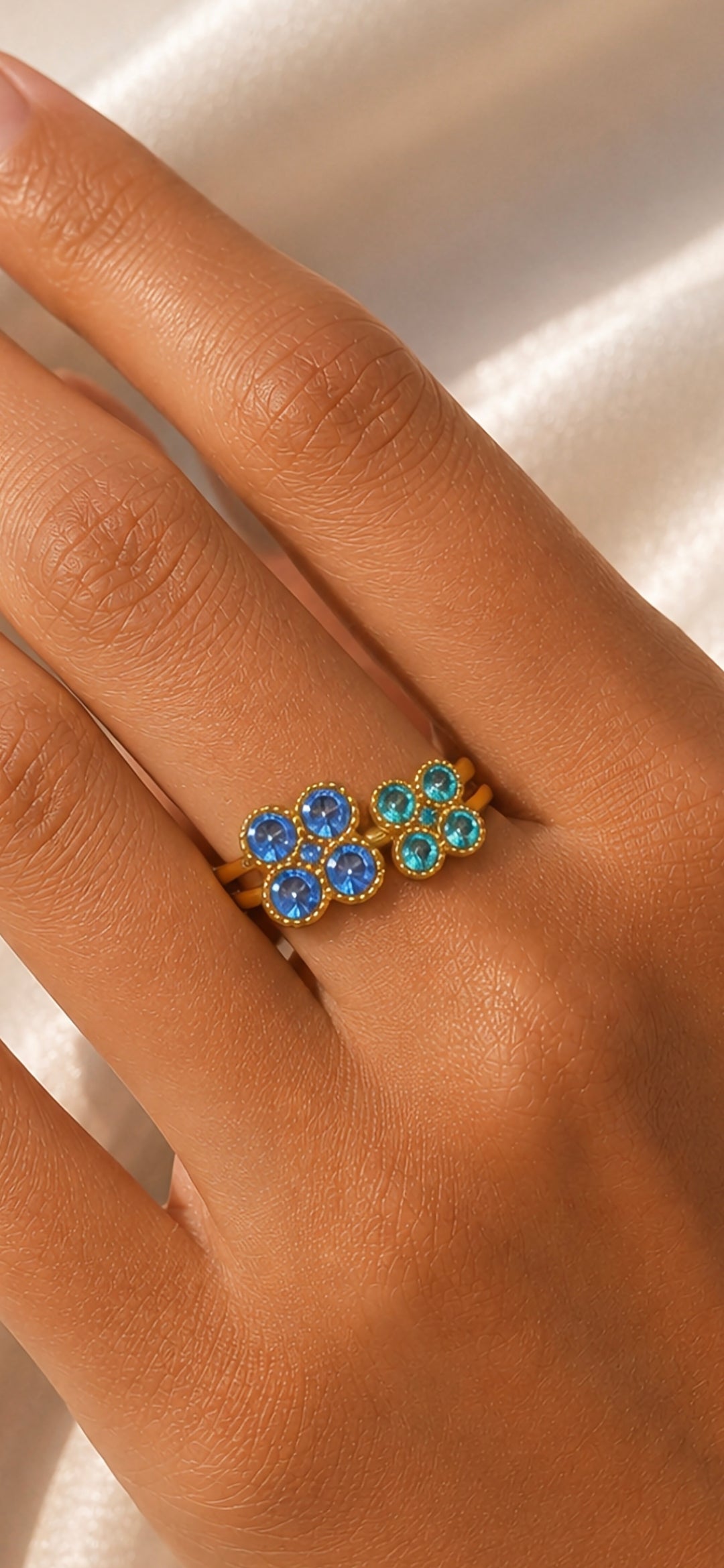 Bague Éclat Floréal – Duo de bagues