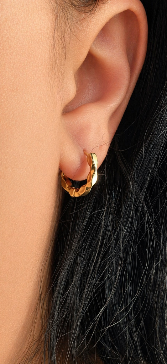 Boucles d’oreilles Éclat Ondulé