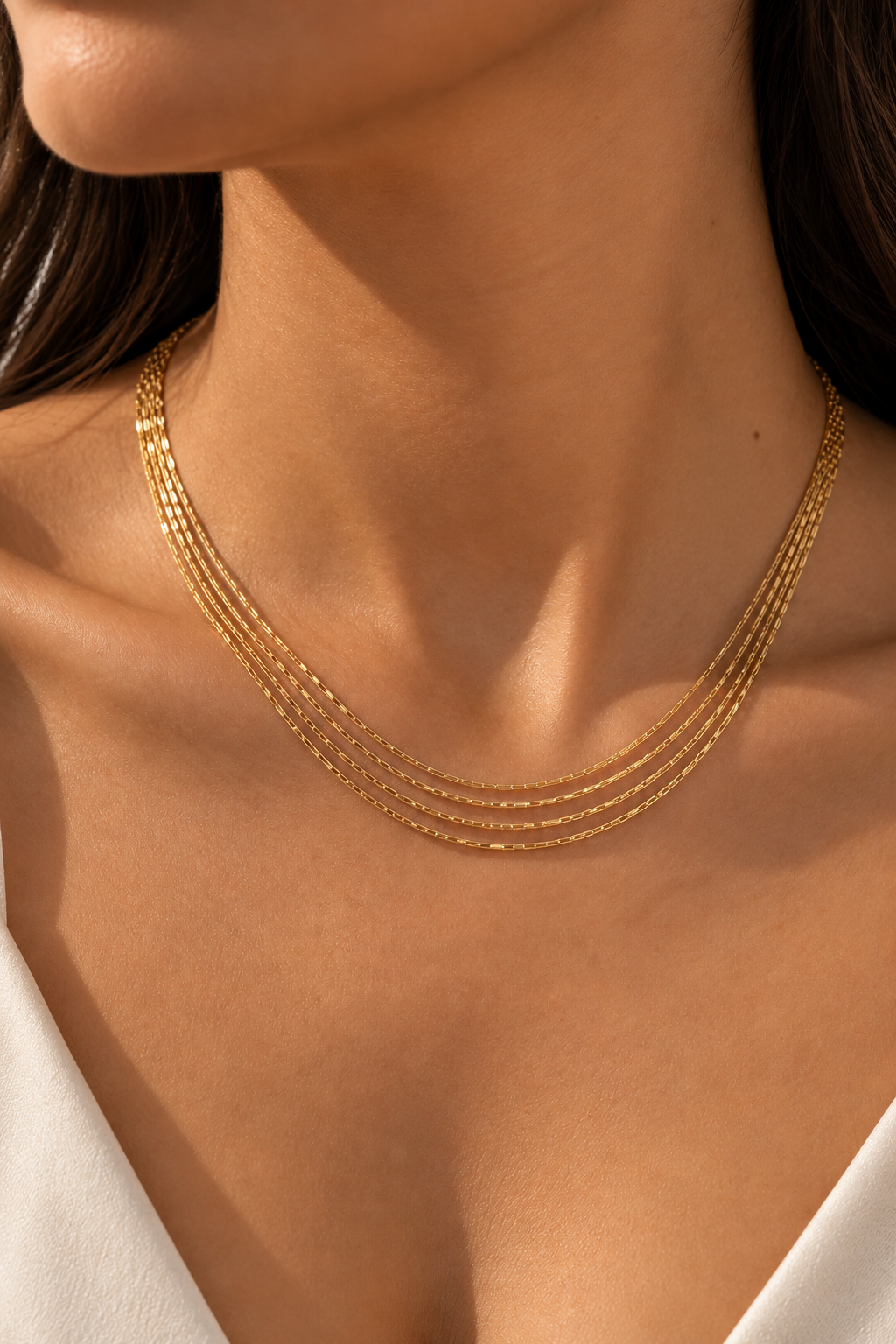 Collier Éclat Harmonie – 4 rangs