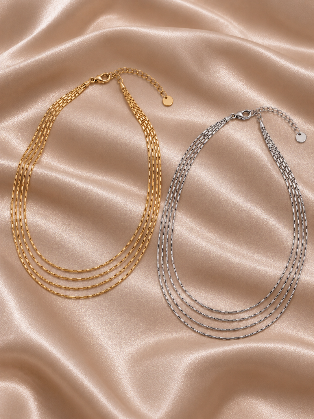 Collier Éclat Harmonie – 4 rangs