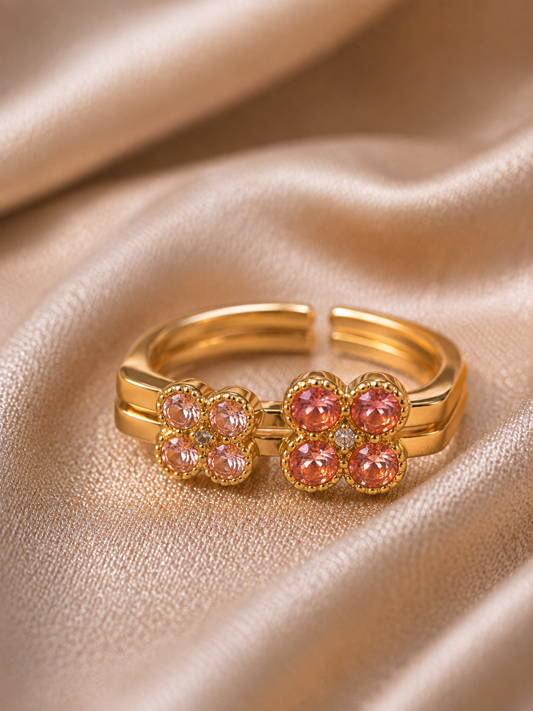 Bague Éclat Floréal – Duo de bagues