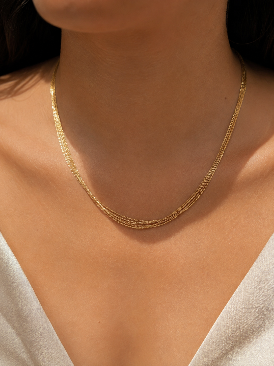 Collier Éclat Harmonie – 4 rangs