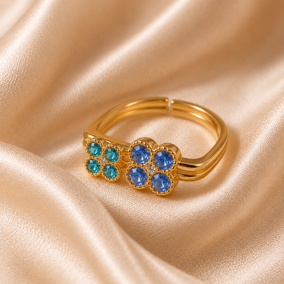 Bague Éclat Floréal – Duo de bagues