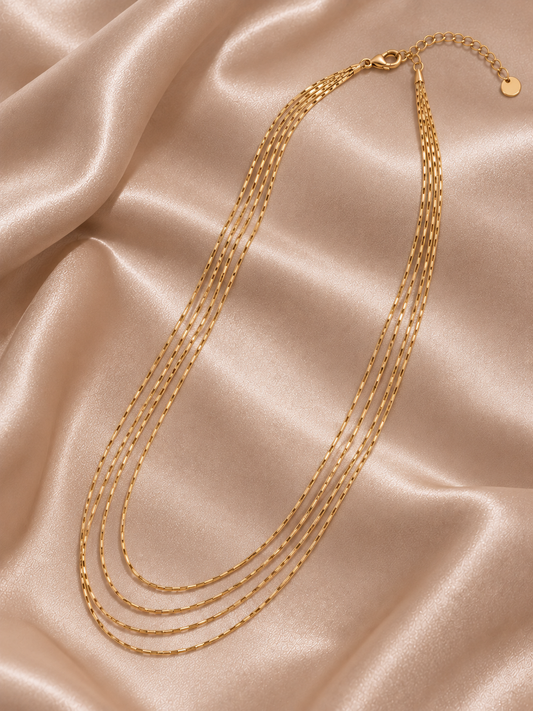 Collier Éclat Harmonie – 4 rangs