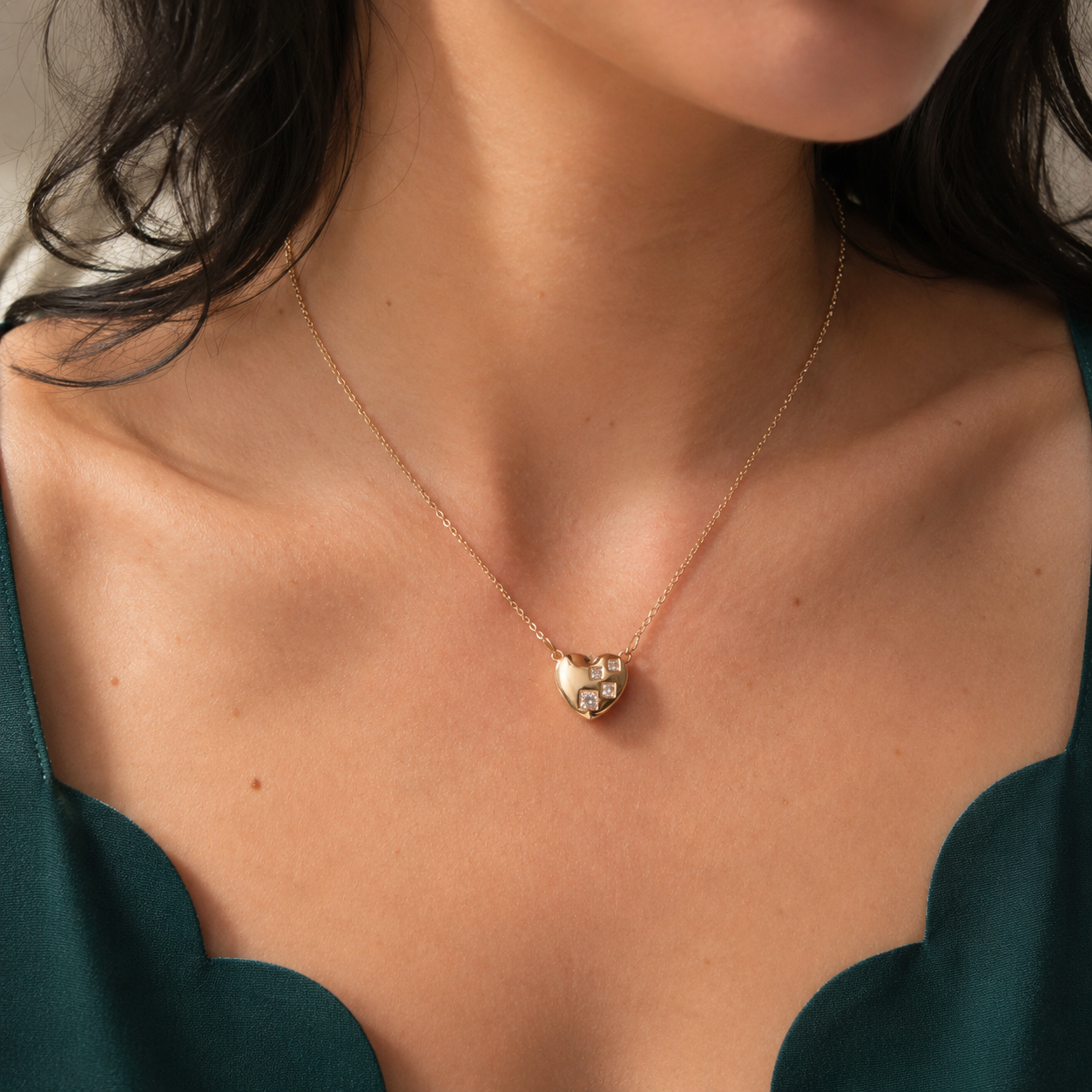Collier Cœur Précieux