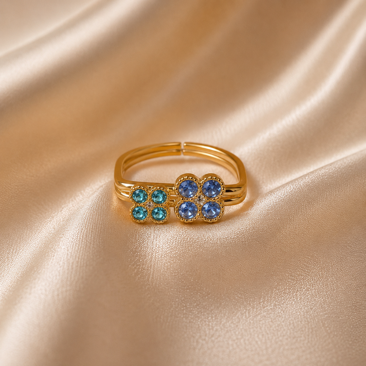 Bague Éclat Floréal – Duo de bagues
